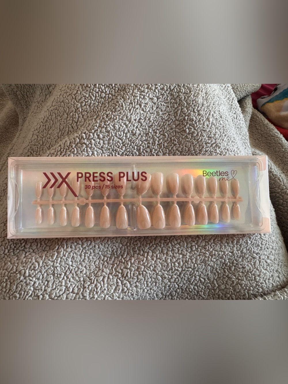 Press Plus Beetles Me Nude Press-On Nails